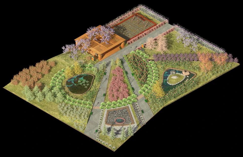 screenshot of Lands Design